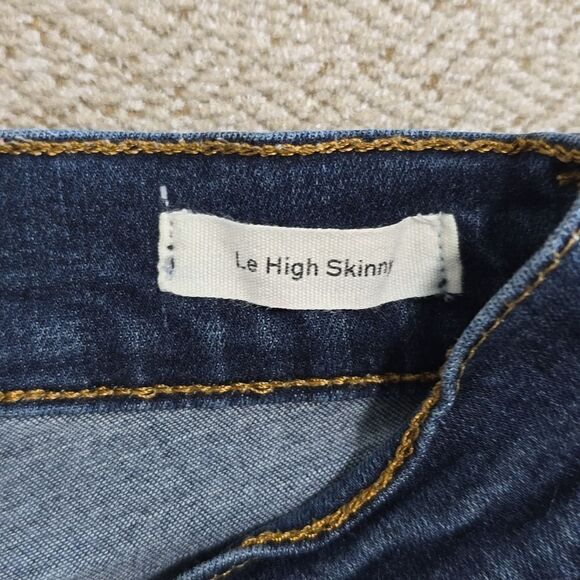 FRAME Denim Le High Slit Hem Skinny Jeans - Size 28 - Picture 5 of 14
